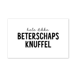 Mini kaartje | Beterschapsknuffel | 5 stuks