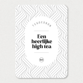 Tegoedbon | Een heerlijke High Tea