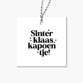 Cadeaulabel Sinterklaas | Sinterklaas kapoentje | 5 stuks