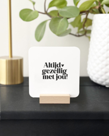 Tegeltje Forex | Altijd gezellig met jou