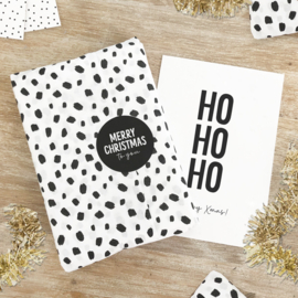 Kerstkaart | Ho Ho Ho Merry Christmas | 5 stuks