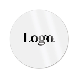 Stickers | Eigen logo | per 100 | Transparant