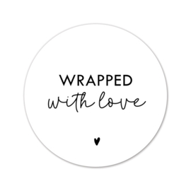 Stickers | 500 op rol | Wrapped with love