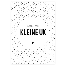 Kaart | Hoera! Een kleine uk | 5 stuks