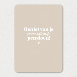 Kaart | Geniet van je pensioen