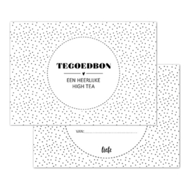 Tegoedbon | Een heerlijke High Tea | 5 stuks