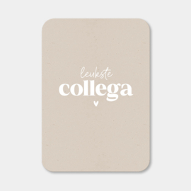 Midi kaart | Leukste collega | 5 stuks