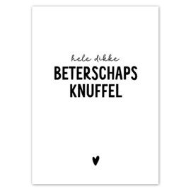 Kaart | Dikke beterschapsknuffel | 5 stuks