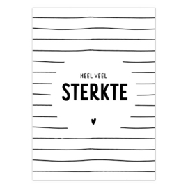 Kaart | Heel veel sterkte | 5 stuks