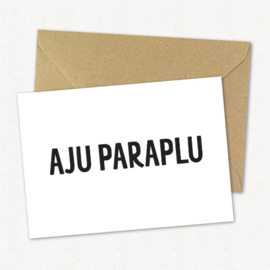 Kaart | Aju paraplu | 5 stuks