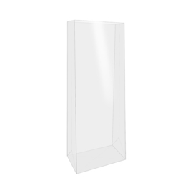 Blokbodemzakjes | Cellofaan | 10 x 6 x 28 cm | 25 stuks