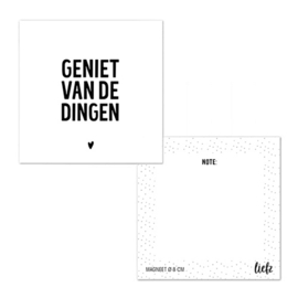 Magneten | Geniet van de dingen | 3 stuks