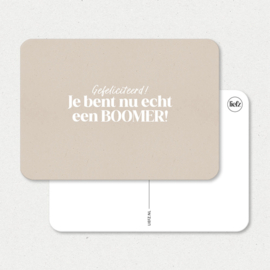 Kaart | Je bent nu echt een BOOMER
