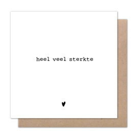 Dubbele kaart | Heel veel sterkte | 5 stuks