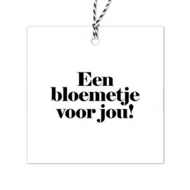 Cadeaulabel | Een bloemetje voor jou | 5 stuks