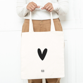 Katoenen tas | Hartje