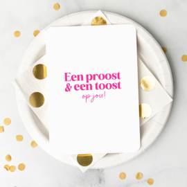 Kaart  | Een proost & een toost op jou