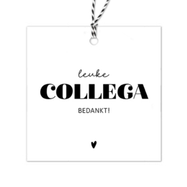 Cadeaulabel | Leuke collega bedankt | 5 stuks