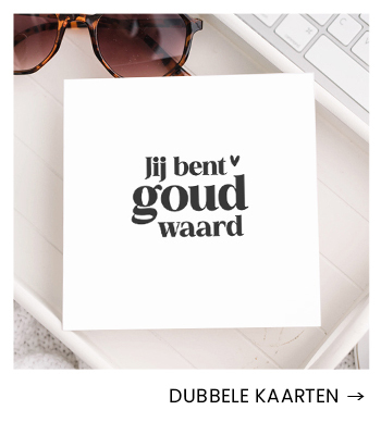 dubbele kaarten met enveloppe