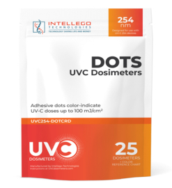UV-C Dosimeters - sticker rond (25)