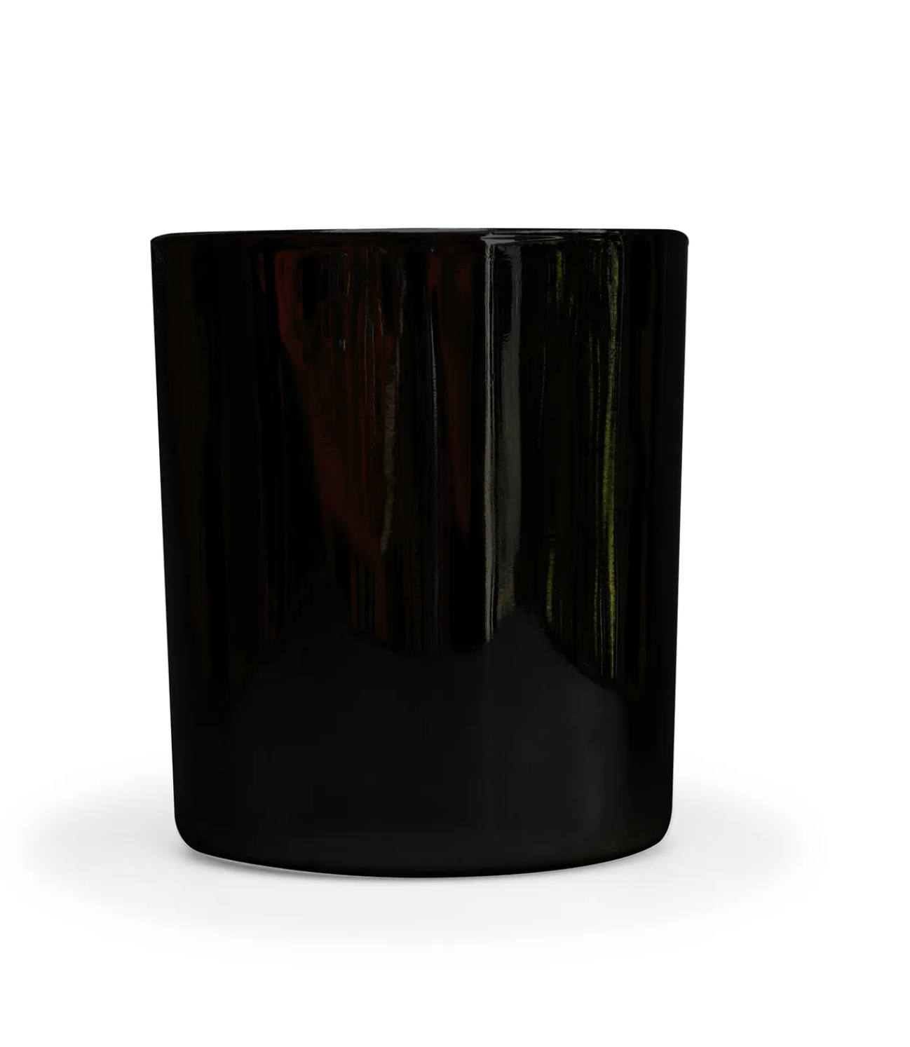 Kaars met houten wiek | Zwart