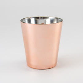 Luxe geurkaars V shape rose gold – Large