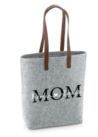 Shopper mom grijs