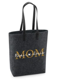 Shopper mom donker