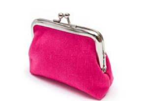 Geldbeugel Roze