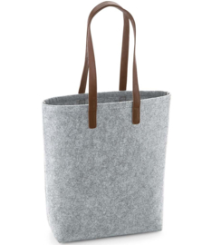 Vilten shopper met kindertekening