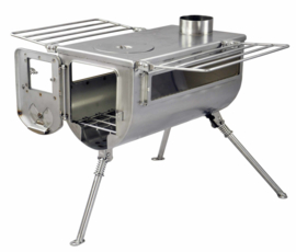 Winnerwell Woodlander Double View Cook Camping Stove | L-Sized