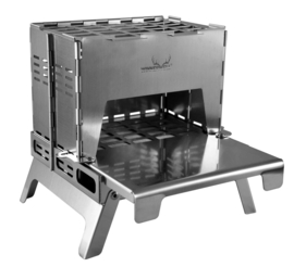 Winnerwell Backpack Stove Titanium incl. Plate Set