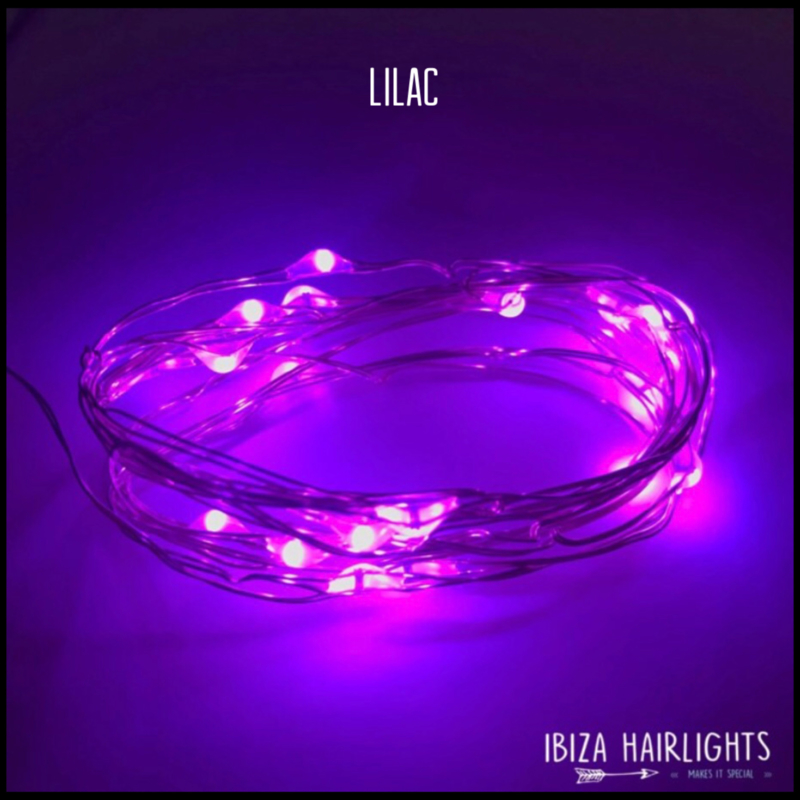 Ibiza hairlights lilac