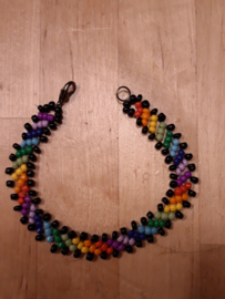 Armband zig-of-zag regenboog