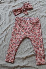 Legging Struikbloem Klei Roze