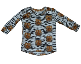 Shirt tijger Zwart/wit