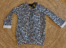 Leopard strik dress