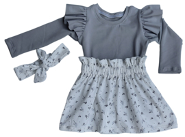 ruffle shirt l.grey