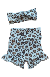 Bummie leopard ruffle