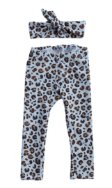 Legging leopard camel/bruin