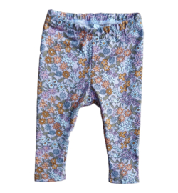 Legging flowers licht lila