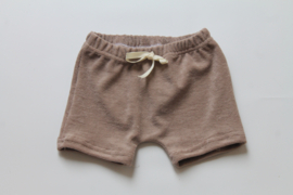 Short badstof beige