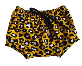 Bummie leopard geel