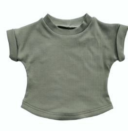 Shirt rib olive