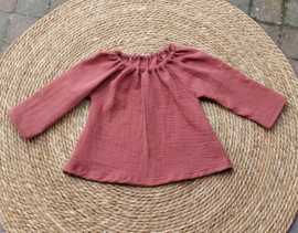 Blouse hydrofiel mauve