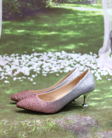 Schoen Pink&Silver Glitter