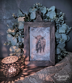 Houten Fotoplank - Lijst | Schotse Hooglander