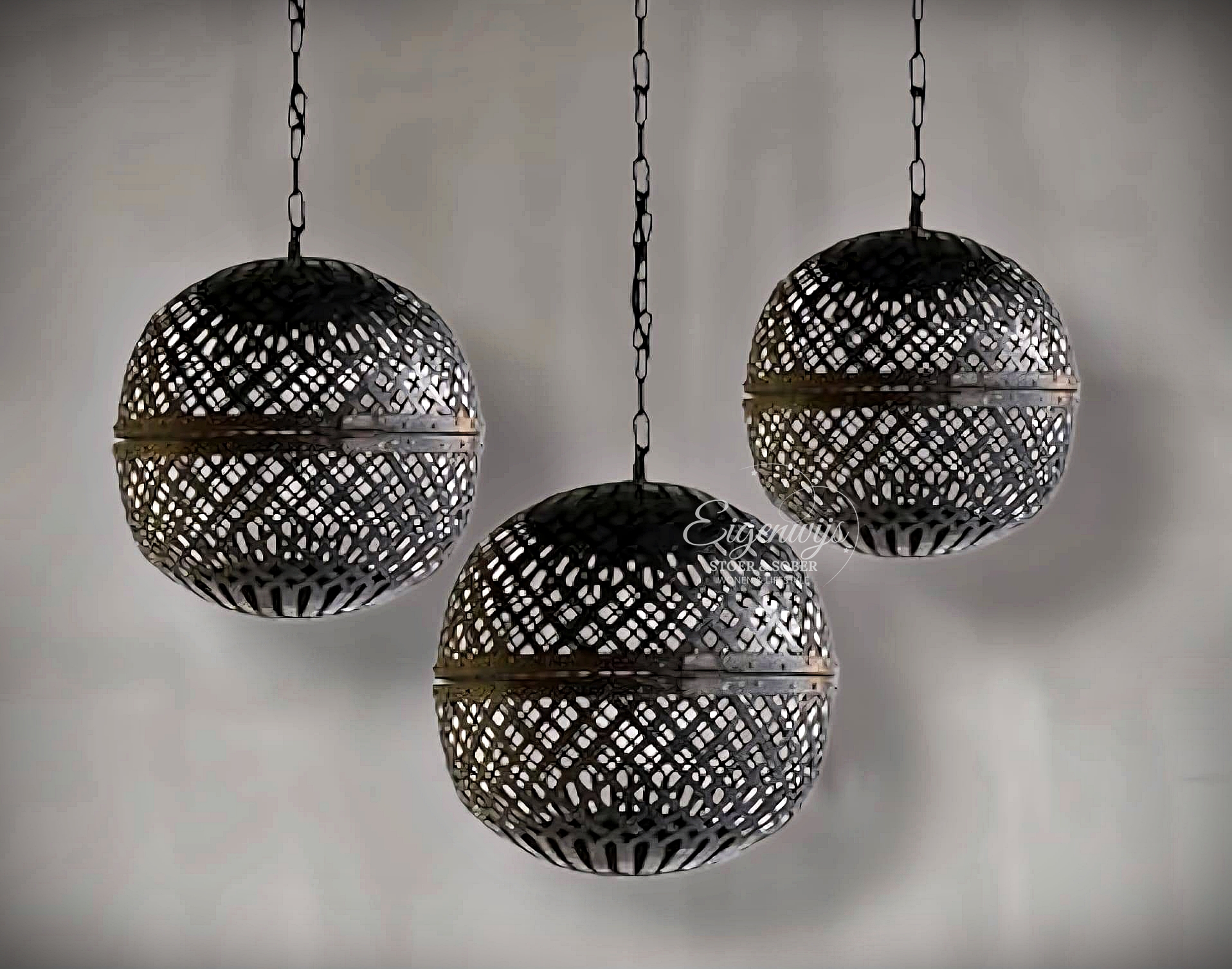 Set van 3 Marrakesh Lantaarns Windlichten