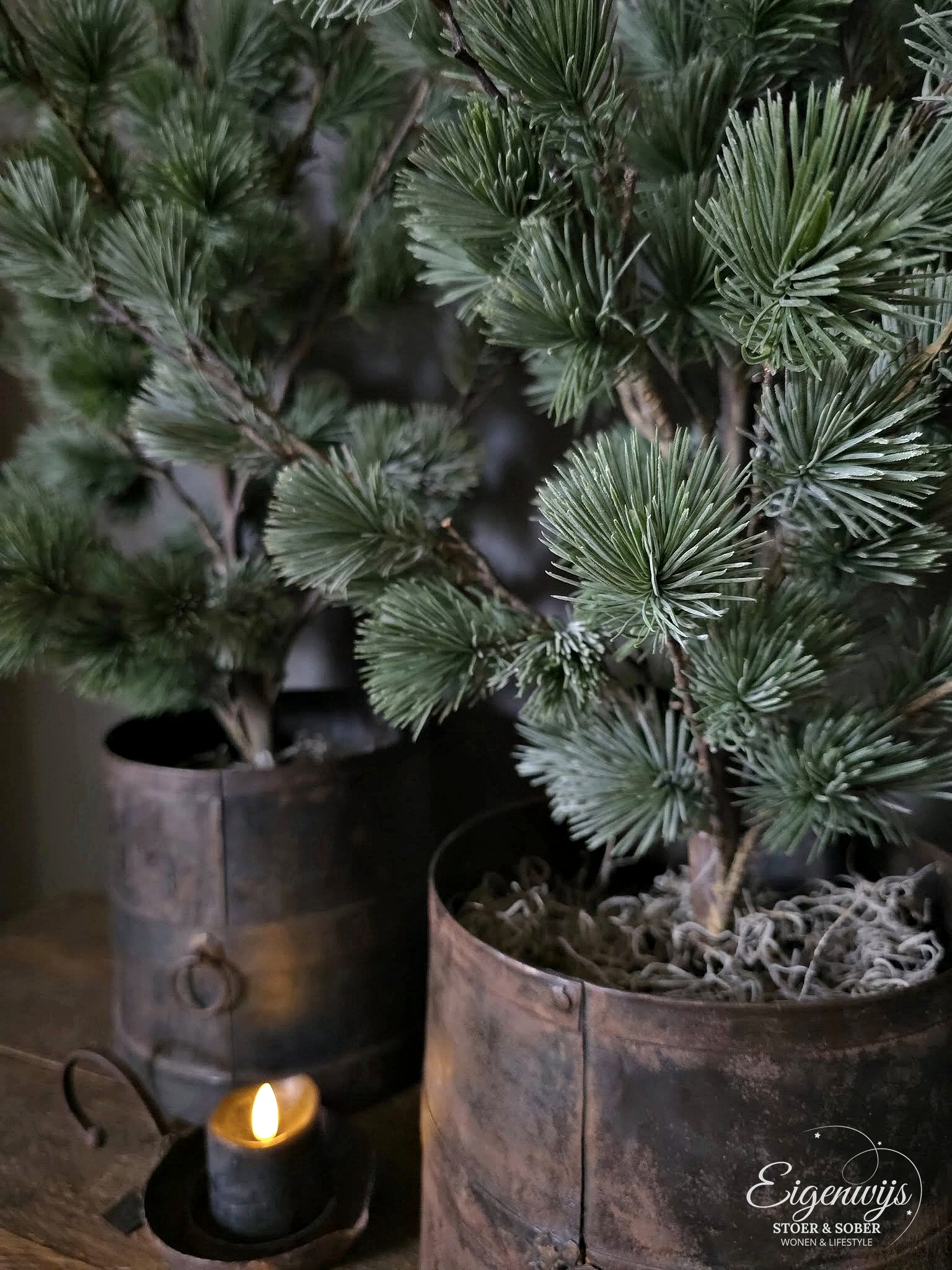 Larix Kunst Boom Real Touch | 80 cm