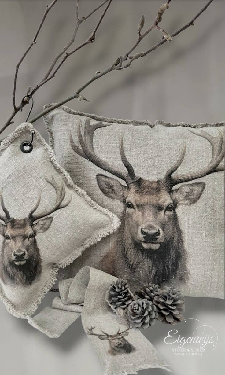 Shabby Kussen Hert | 50x50 cm